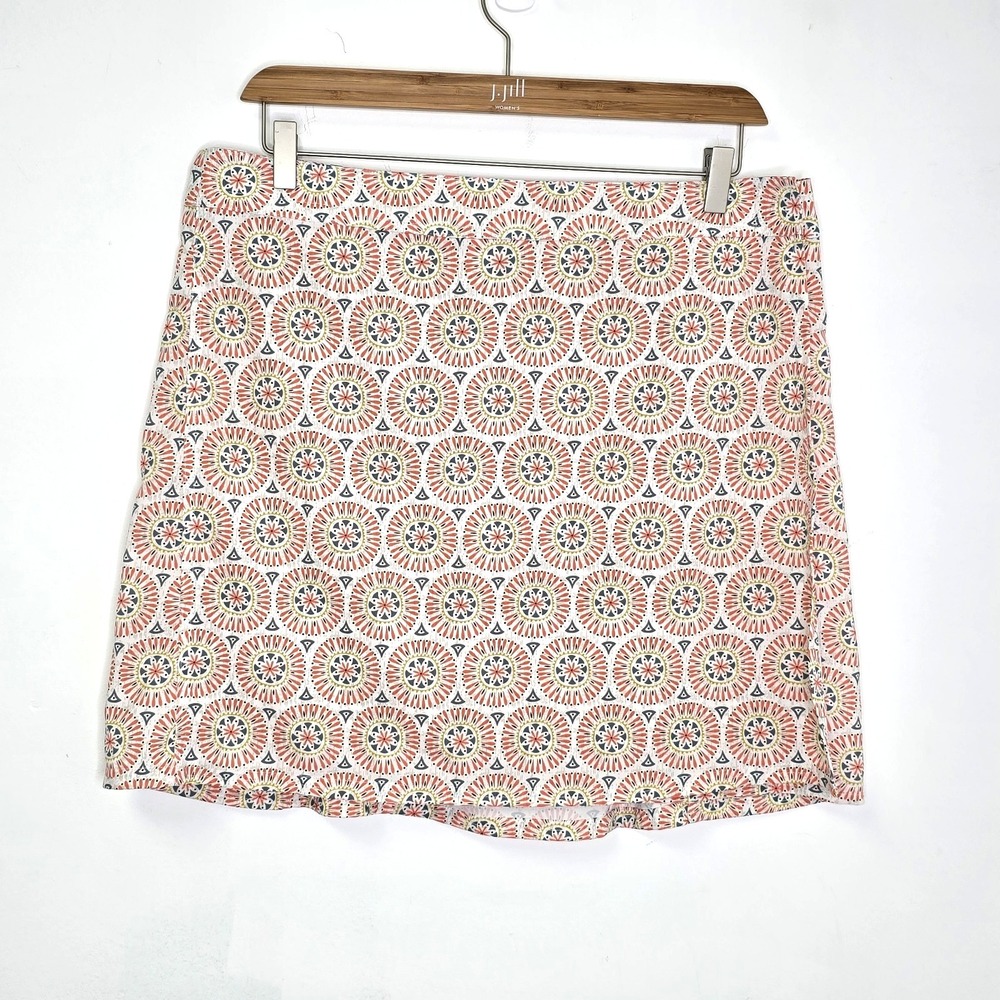 Ripskirt Hawaii Skirt XL Circle Dot Printed Wrap Around Travel Hiking Womens